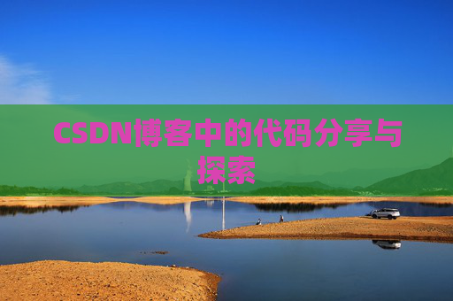 CSDN博客中的代码分享与探索